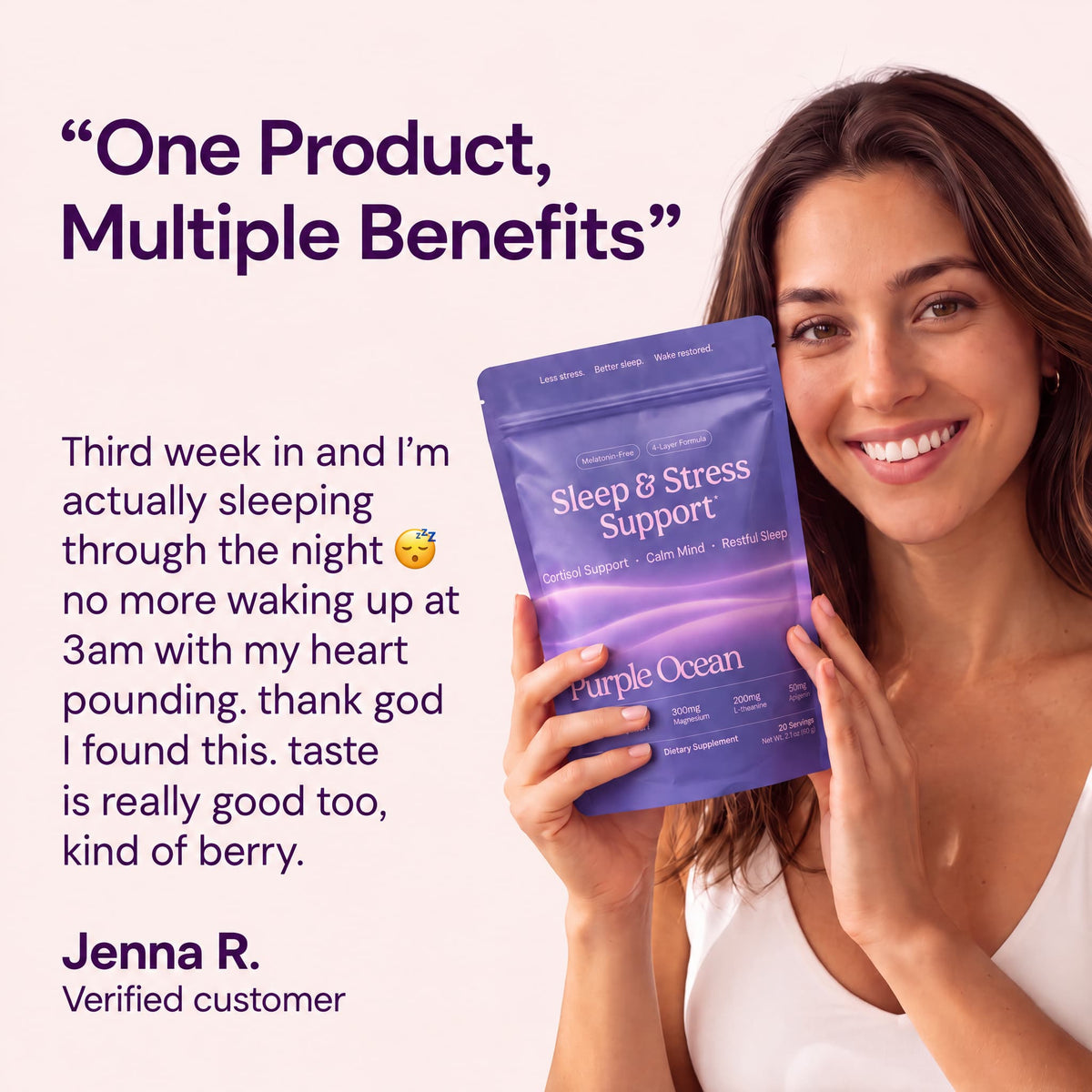 Purple Ocean Sleep & Stress Support