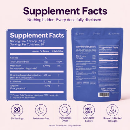Purple Ocean Sleep & Stress Support